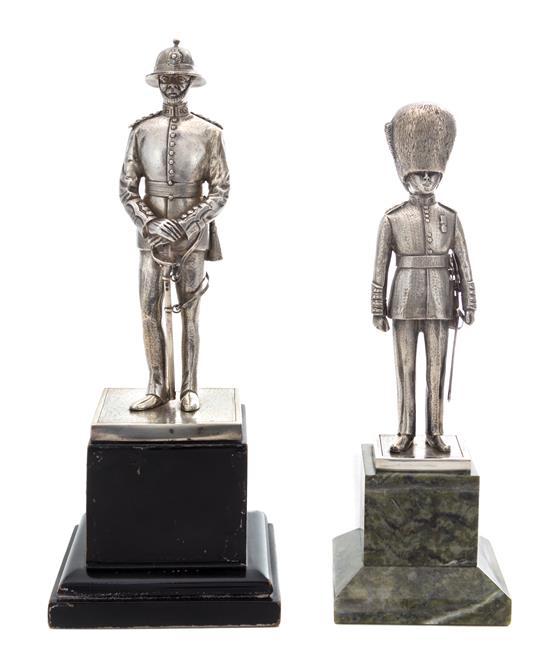 Appraisal: Sale Lot Two English Silver Figures Garrard Co London and