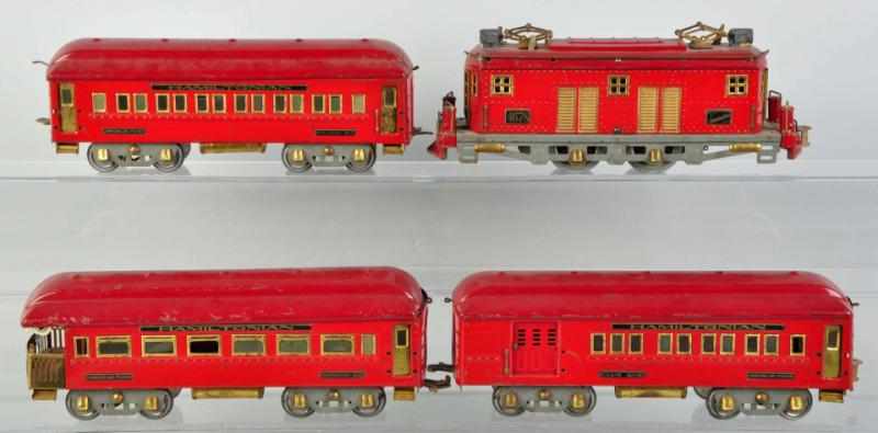 Appraisal: American Flyer Hamiltonian Passenger Train Set Pre-war Standard gauge Includes