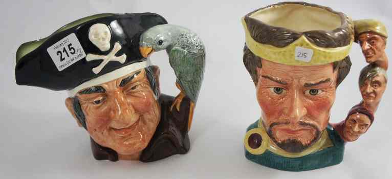 Appraisal: Royal Doulton Large Character Jugs Macbeth D and Long John