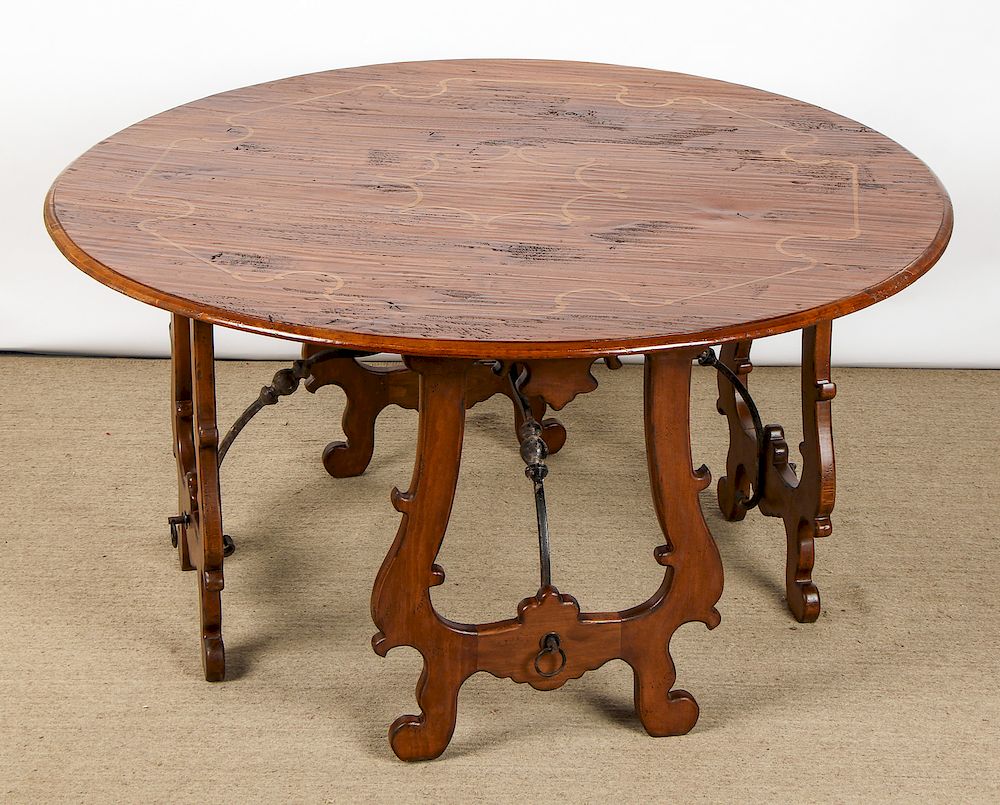 Appraisal: Modern Walnut Gate Leg Table Modern Walnut Gate Leg Table