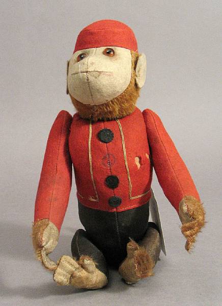 Appraisal: Schuco Yes No Monkey A desirable costumed articulated Monkey from