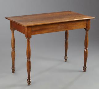 Appraisal: French Louis Philippe Carved Walnut Writing Table th c the