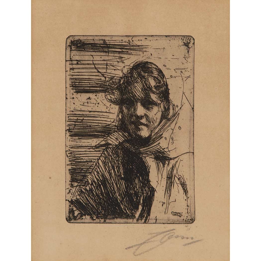 Appraisal: Anders Zorn - KOLS MARGIT MONA SKERIKULLA ASPLUND Etchings and