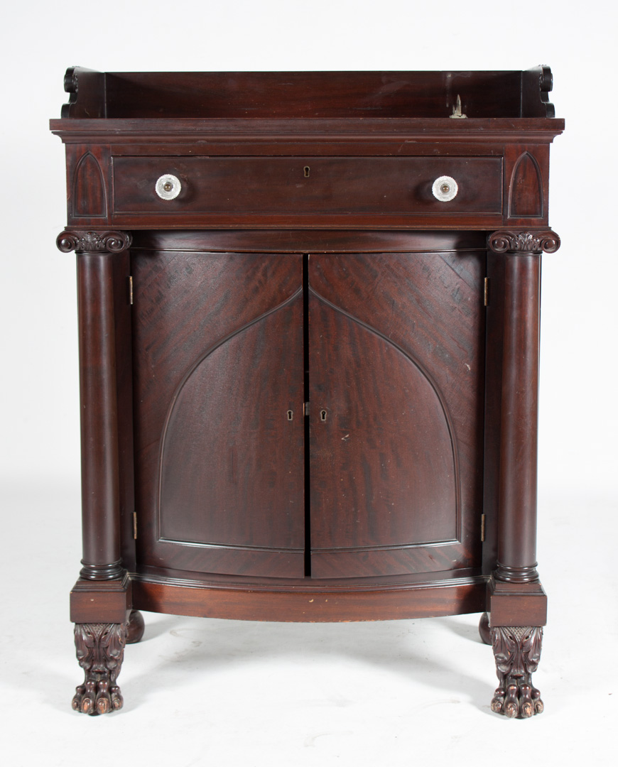 Appraisal: Potthast Bros Classical style mahogany cabinet first half- th century