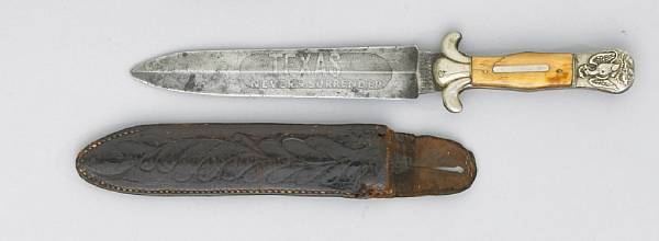 Appraisal: An interesting English dirk knife by Wilson Swift Straight inch