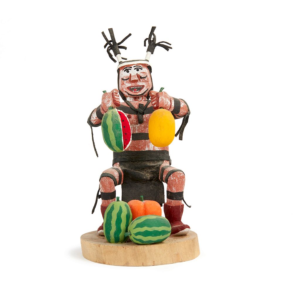 Appraisal: Hopi Clown Kachina Hano Hopi Clown Kachina Hano by unknown