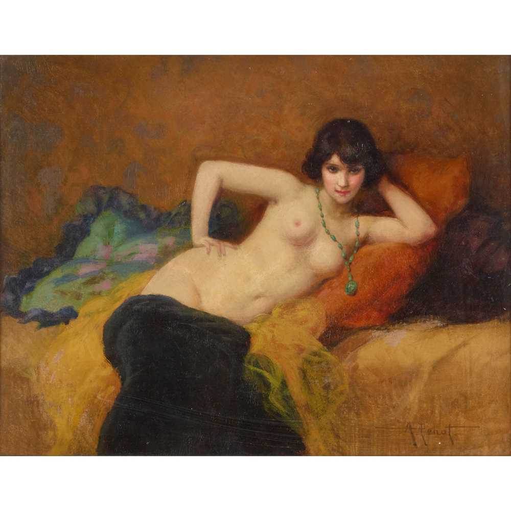 Appraisal: ALBERT JOSEPH PENOT FRENCH - SIESTA Signed oil on board