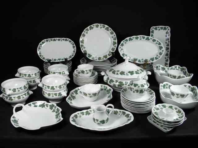 Appraisal: Assorted Hutschenreuther German porcelain dinnerware Each piece is decorated with