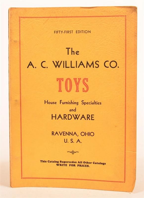 Appraisal: vol Original Toy Catalog with Color s The A C