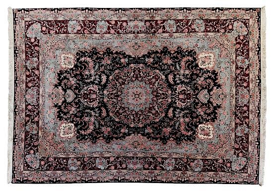 Appraisal: A Tabriz Wool Rug feet x feet inches A Tabriz