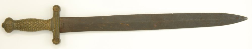 Appraisal: U S AMES ARTILLERY SWORD Stamped Length of blade