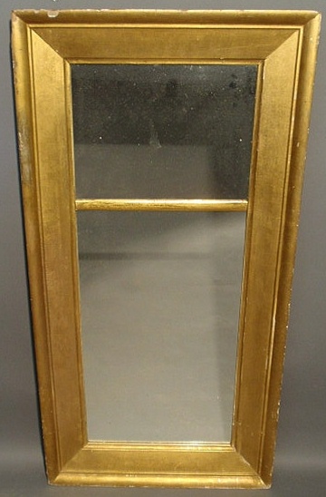 Appraisal: Gilt framed mirror late th c h x w