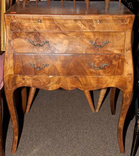 Appraisal: Louis XV style walnut diminutive commode Estimate - All items