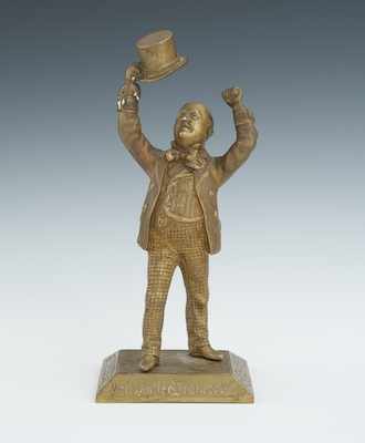 Appraisal: Weil ia alter Drahrer bin Gilt Bronze Figure of Winston