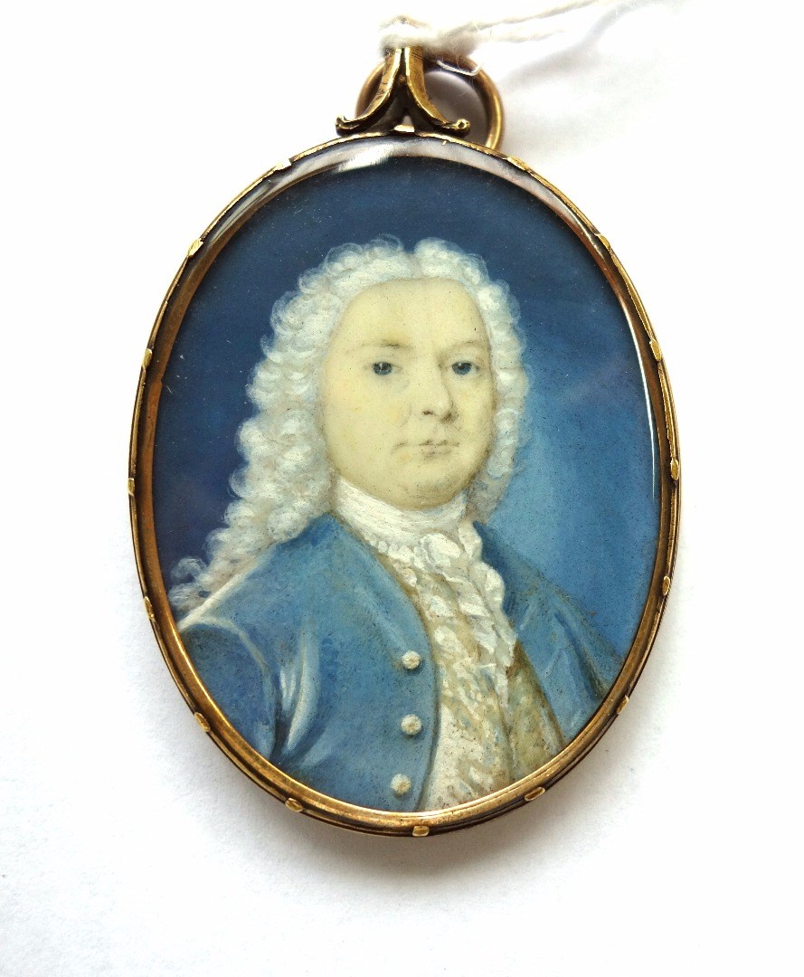 Appraisal: Early th century English School portrait miniature on ivory of