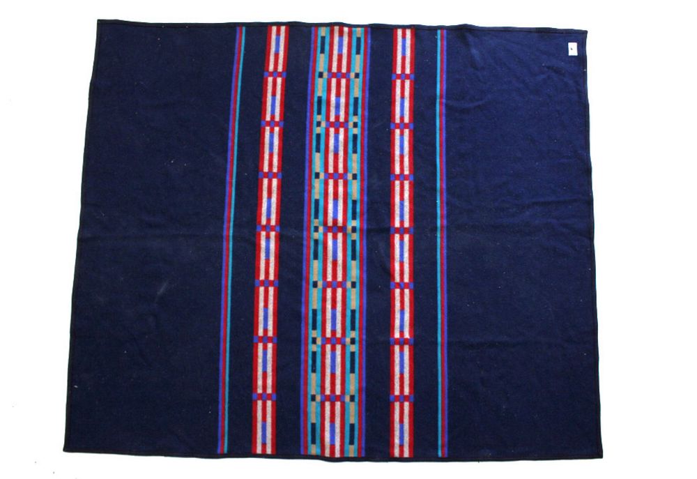 Appraisal: Navy Blue Pendleton Woolen Mill Blanket For your consideration is