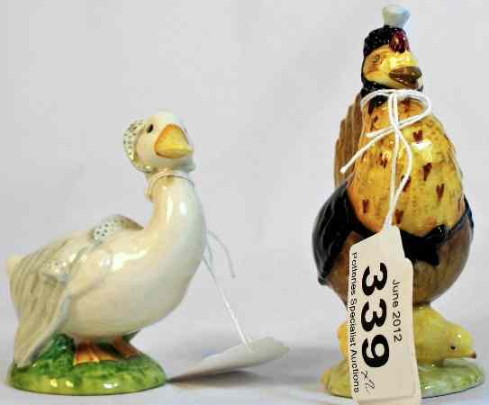 Appraisal: Beswick Beatrix Potter Figures Sally Henny Penny BP a Rebecca