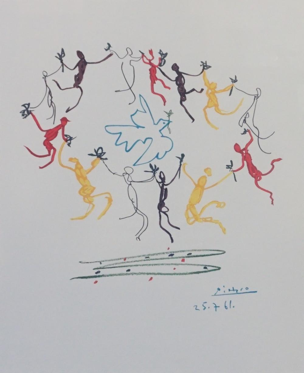 Appraisal: After Pablo Picasso Spanish - The Dance of Youth Color