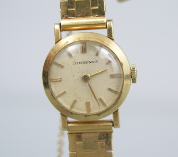 Appraisal: A Ladies' k Gold Longines Watch k ladies' watch with