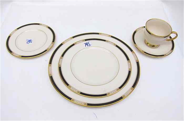 Appraisal: TWENTY-NINE PIECE LENOX FINE CHINA SET Presidential Collection in the