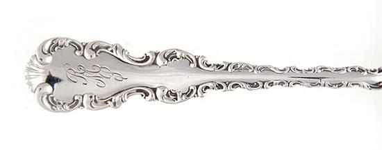 Appraisal: Whiting Louis XV pattern sterling servers and carving set New