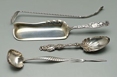 Appraisal: nbsp pieces sterling flatware one piece Whiting Lily pieces Whiting