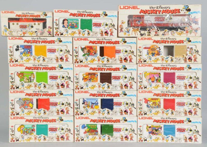 Appraisal: Lionel Walt Disney Mickey Mouse Freight Set in OB Description