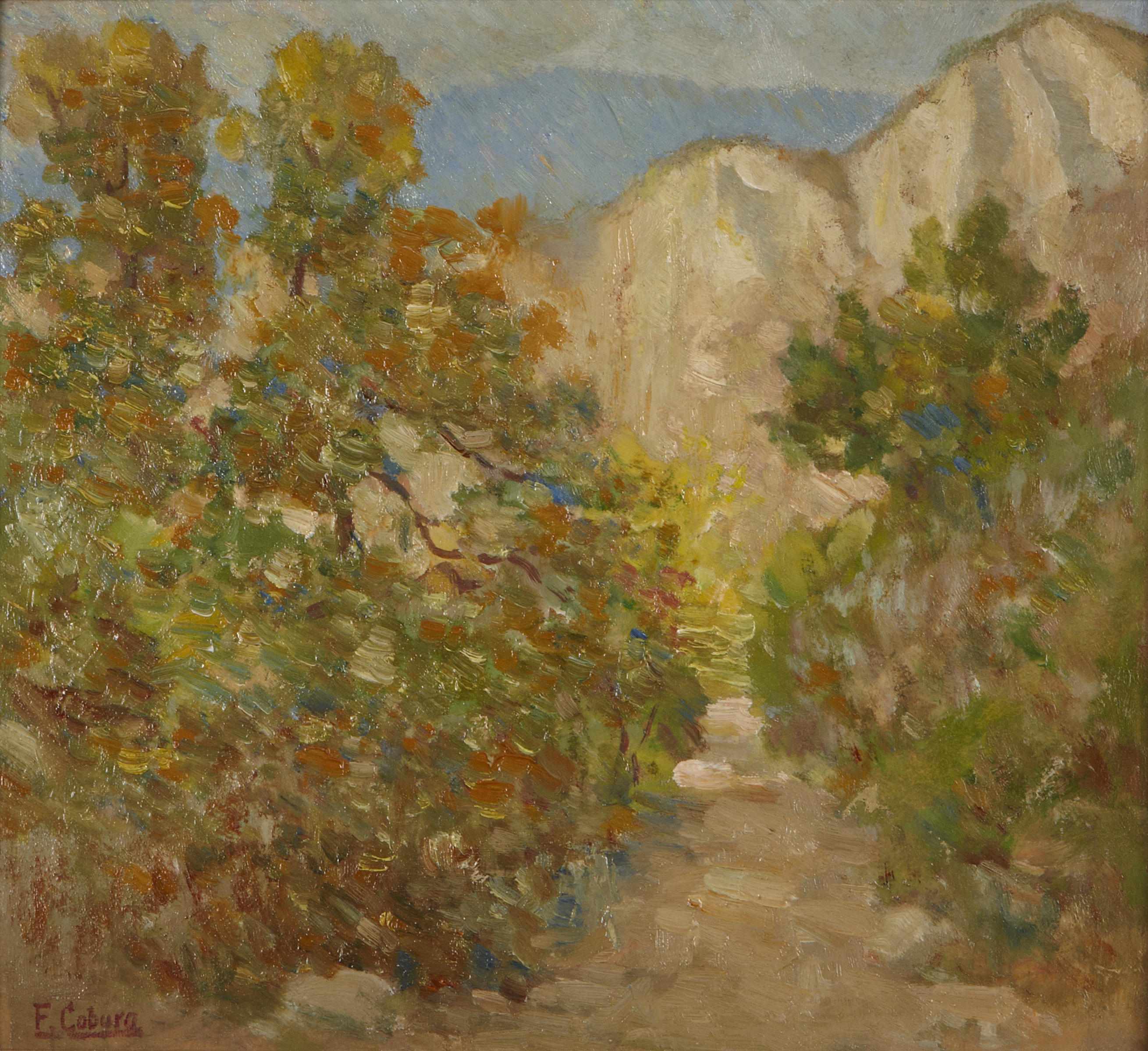 Appraisal: Frank Coburn American - Scene in the Sespe signed 'Frank