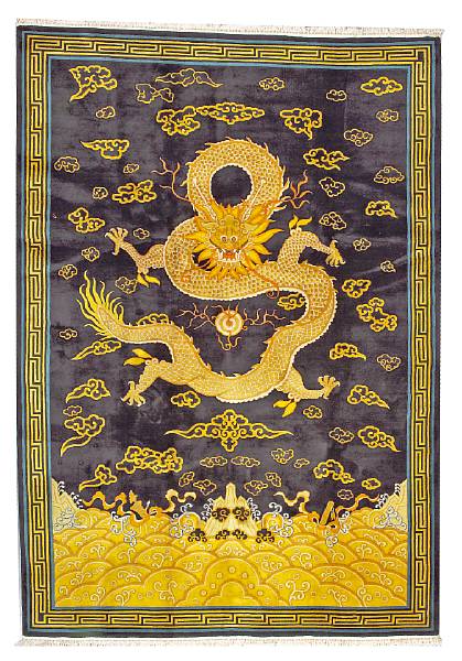 Appraisal: A Chinese Dragon carpet China circa size approximately ft in