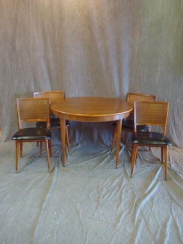 Appraisal: JOHN WIDDICOMB Midcentury Dining Set incl Table Chairs Server and