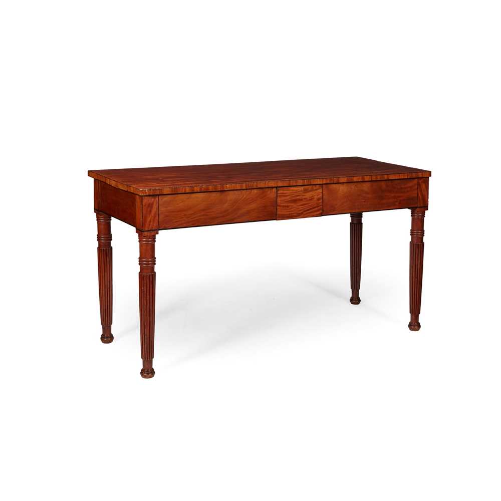 Appraisal: REGENCY MAHOGANY AND EBONY SERVING TABLE EARLY TH CENTURY cm