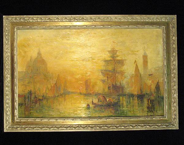 Appraisal: Lucien Whiting Powell American - A View of the Venetian