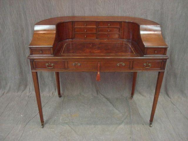 Appraisal: Carlton House Style Leather Top Desk From a Larchmont home