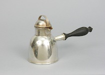 Appraisal: Sterling Silver Chocolate Pot Lidded chocolate pot with a decorative