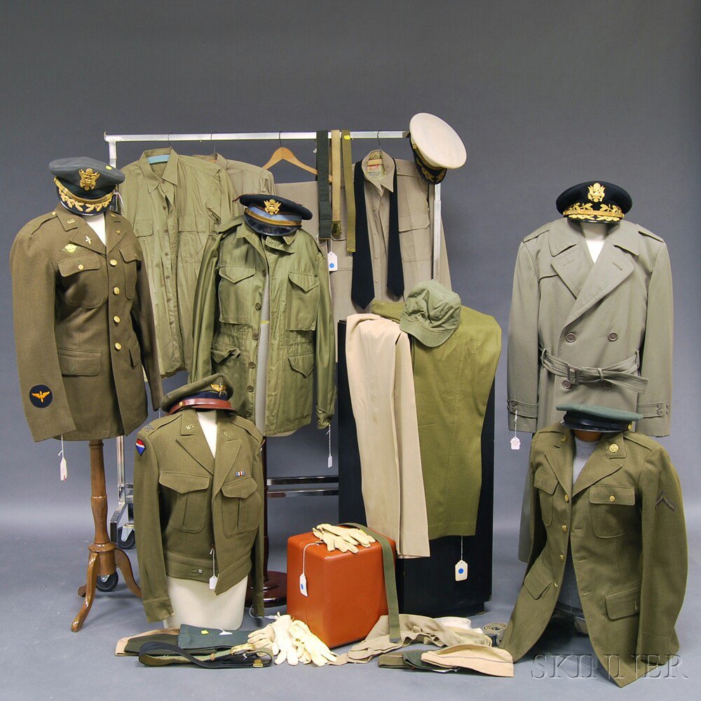 Appraisal: Assorted Group of United States World War II Uniforms and