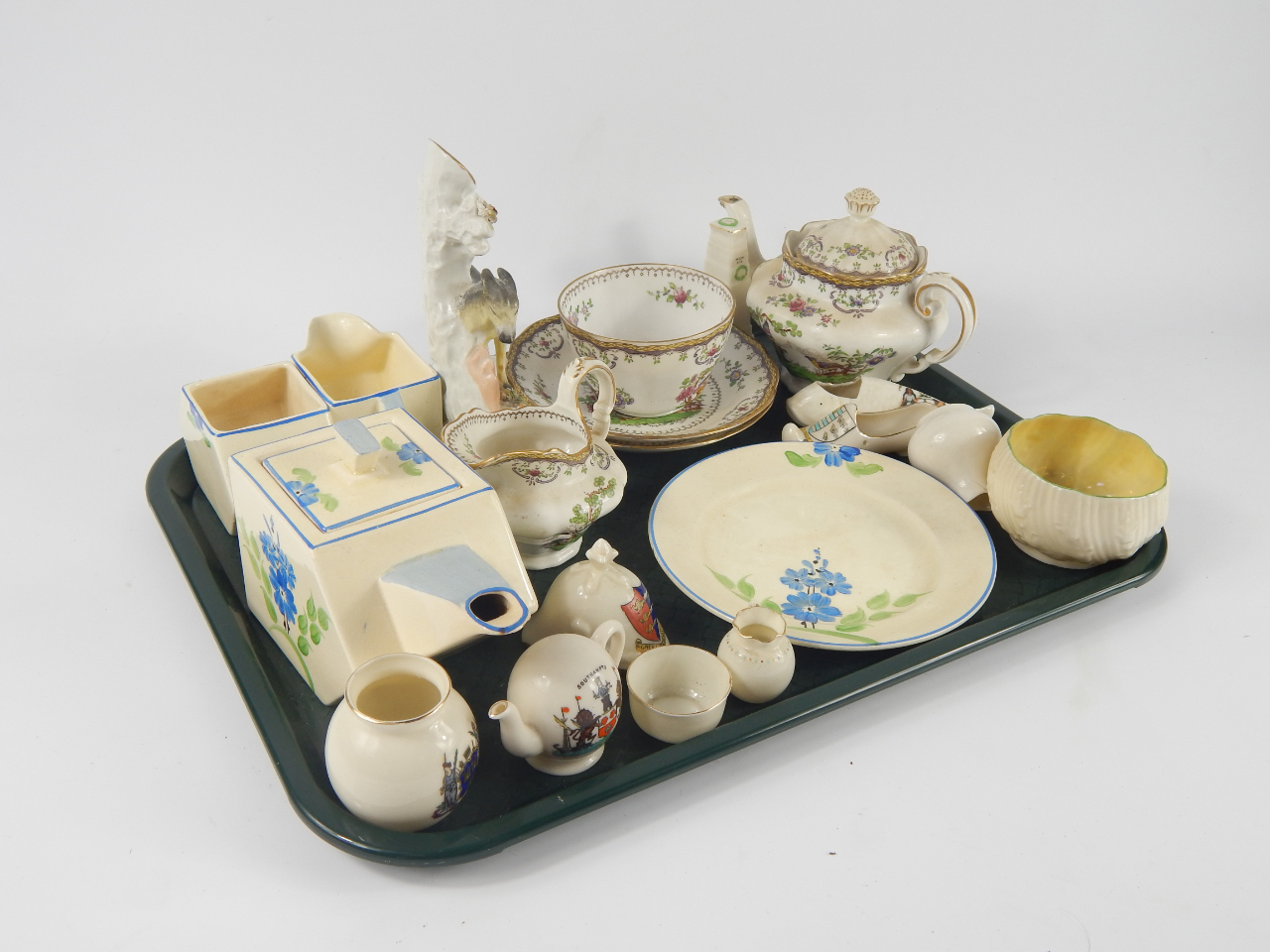 Appraisal: A Midwinter 's Porcelon four piece tea set painted with