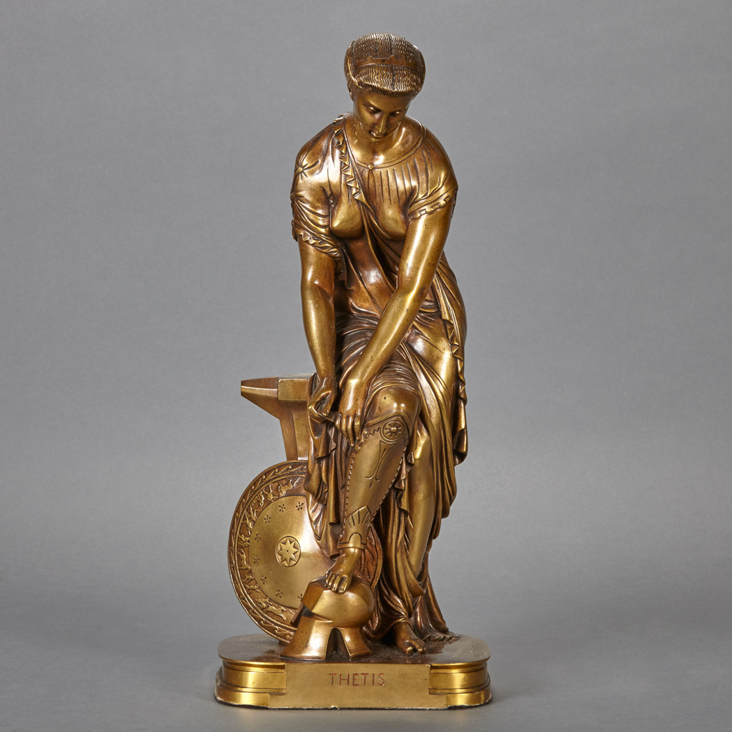 Appraisal: French Gilt-Bronze Figure of Thetis Cast from a model by