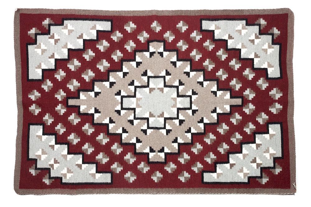 Appraisal: Shirley Joe Navajo th Century Ganado Rug Shirley Joe Navajo