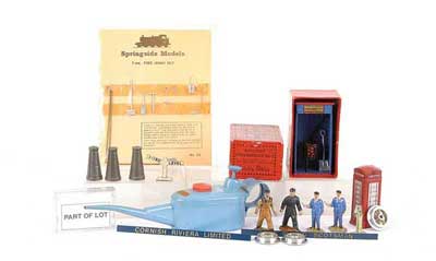 Appraisal: Hornby O Gauge Railway accessories consisting of pre and post-war