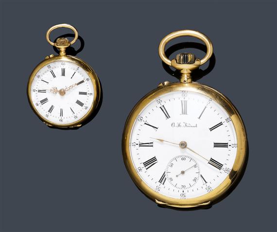 Appraisal: POCKET WATCH and PENDANT WATCH A H RODANET Paris ca