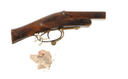 Appraisal: RARE C B HOLDEN PATENT MODEL FOR DBL BBL SHOTGUN