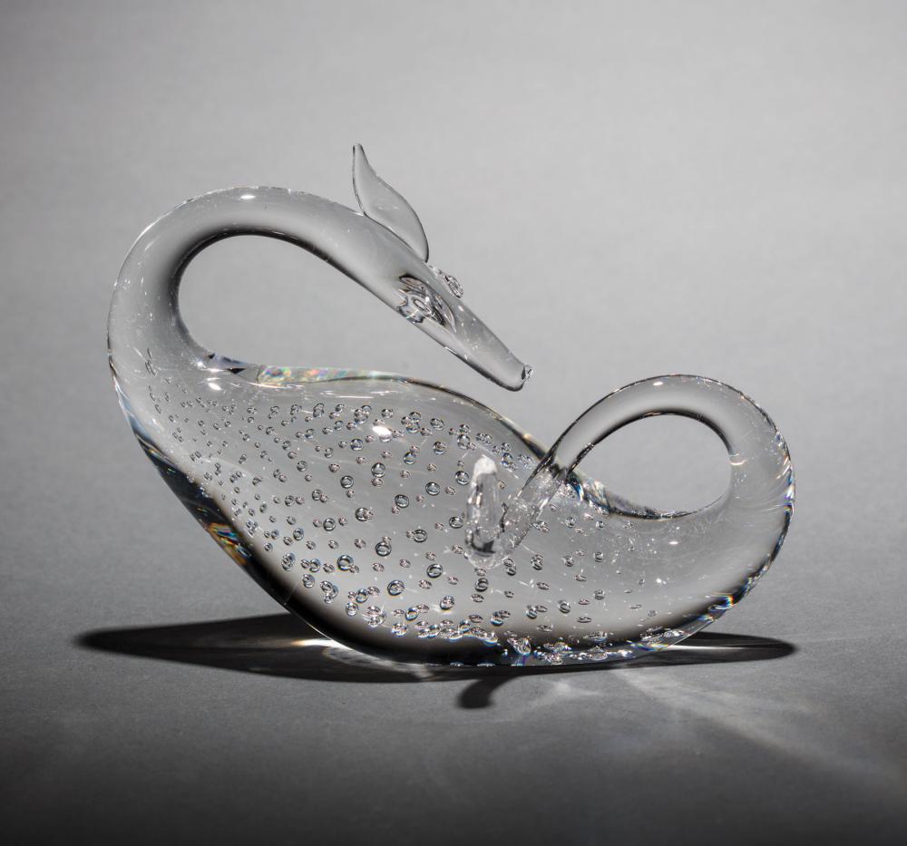 Appraisal: Steuben Glass Dragon designed by Bernard X Wolff in h