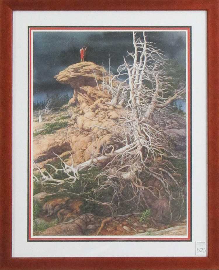 Appraisal: BEV DOOLITTLE OFFSET LITHOGRAPH California born Prayer for the Wild