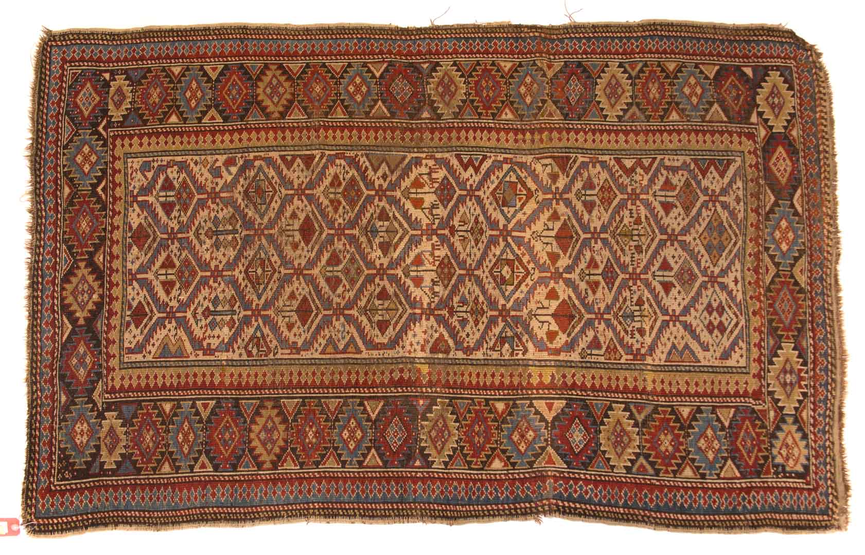 Appraisal: Antique Shirvan rug approx x Caucasus circa Condition Some wear