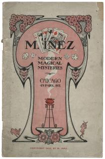 Appraisal: M Inez Modern Magical Apparatus Chicago Original lithographic wrappers Illustrated