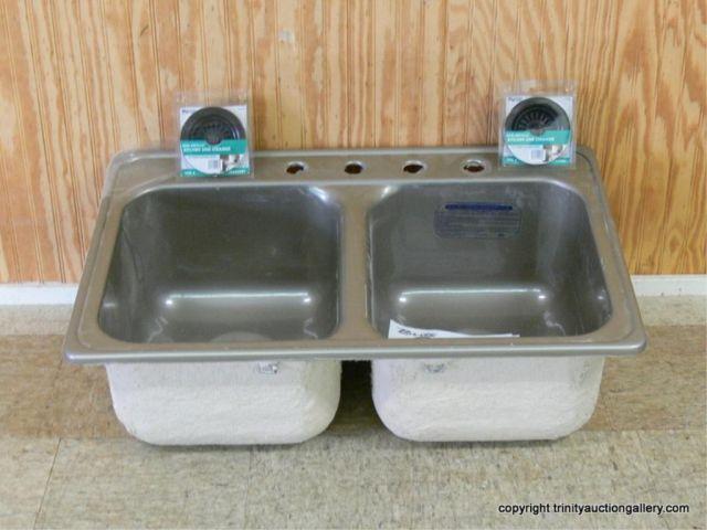 Appraisal: New Brite Star Designer Kitchen Sink - Deep double sink