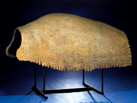 Appraisal: GIANT GLYPTODONT CARAPACE Panochthus tuberculatus Pleistocene Colonia Uruguay This rare