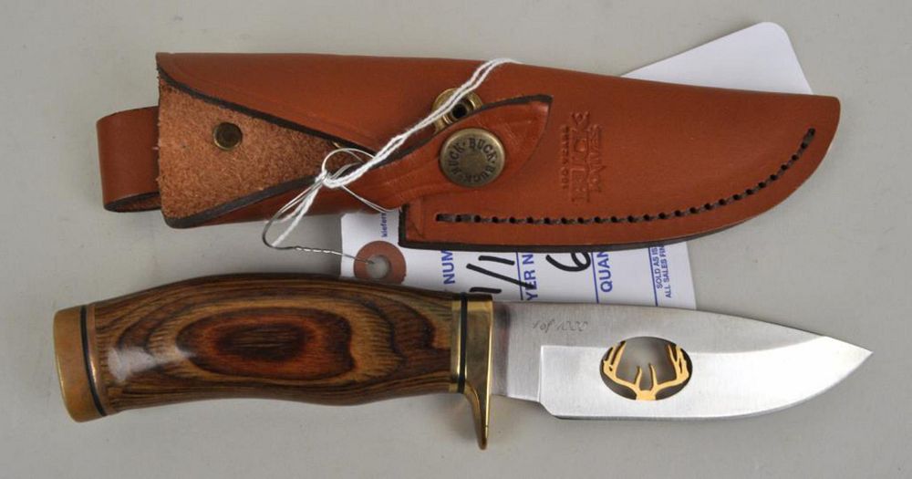 Appraisal: Rare Buck Custom USA Pocket Knife knife limited edition Blade