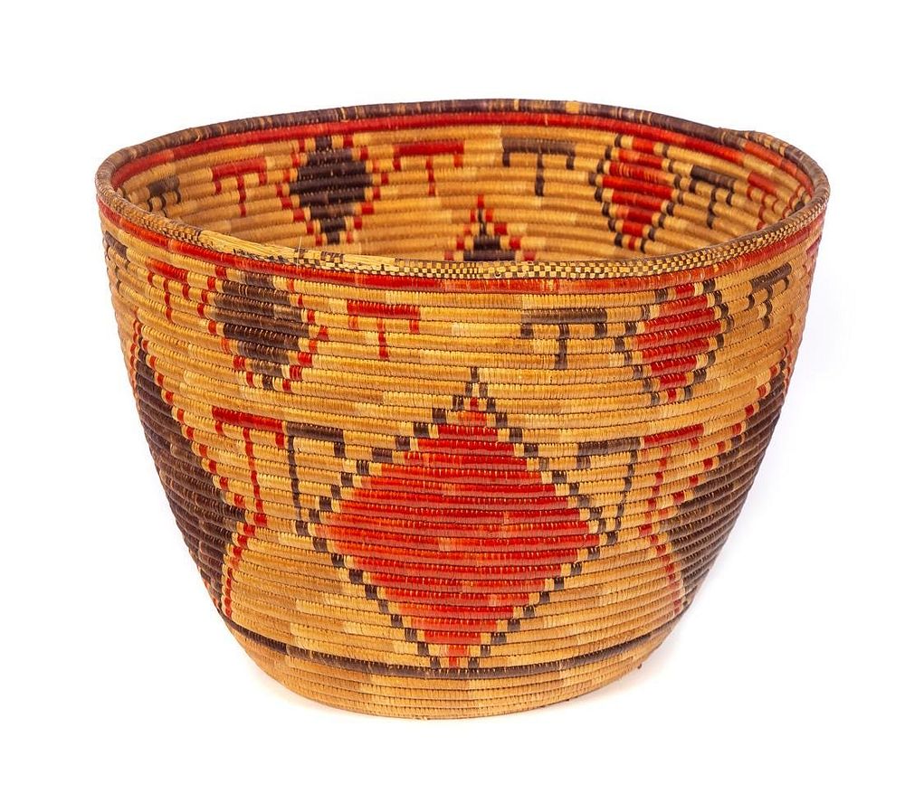 Appraisal: Large Early Native American Basket Large Early Native American Basket