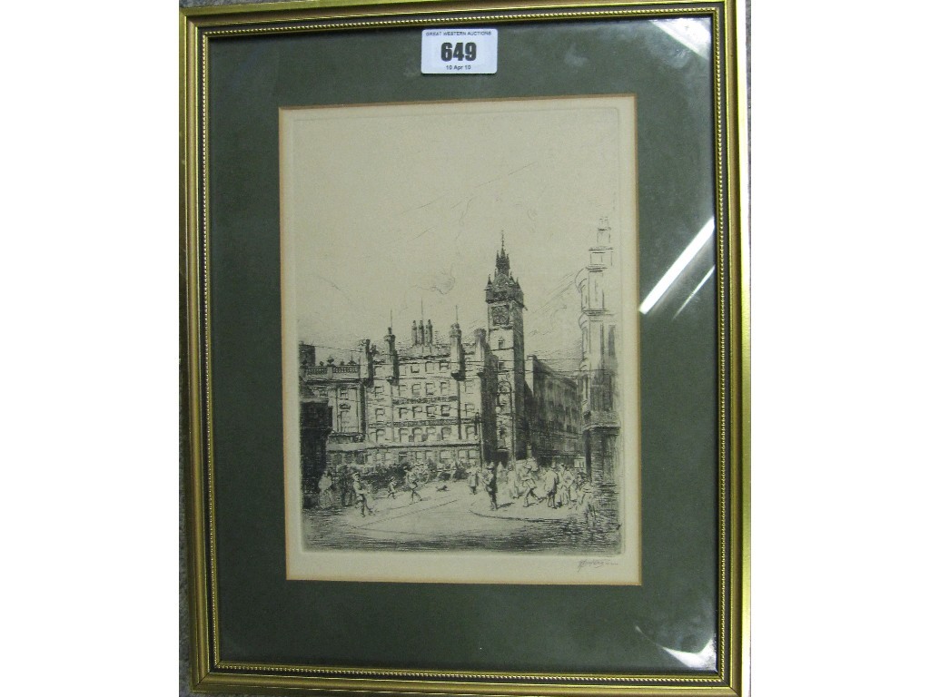 Appraisal: Framed print of 'Druidshalls' by T Paterson